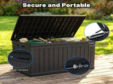230 Gallon Large Outdoor Storage XXL Deck Box for Patio Furniture, Outdoor Cushions, Garden Tools W1163P368172