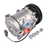 AC Compressor 24V 20Y-810-1260 20Y-979-6121 Fit for Komatsu PC160 PC450 10S15C R134a 34417858