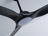 52 Inch ABS Blades Ceiling Fan With Light Kit ,DC 6 Speed ,Remote W3775P464129