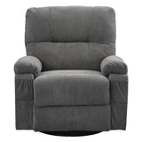 ZUN Recliner chair,360 degree rotating swing single sofa chair, equipped with soft cushion and backrest, W1521P265833