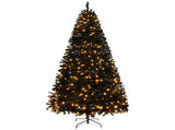8 FT Pre-lit Artificial Christmas Tree, Hinged Xmas Pine Tree with 1450 Branch Tips, 550 Lights and 45666299