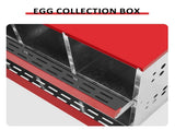 8 Compartment Roll Out Chicken Nesting Box with Basket, Egg Nest Box Chicken Laying Box Hens Chicken 55778812