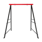 ZUN Swing Sets Backyard, Swingset Outdoor Kids, Toddler Porch Swing, Metal A-Frame Swing Stand 20732683