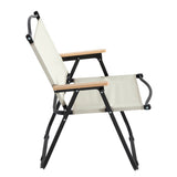 ZUN 2-piece Folding Outdoor Chair for Indoor, Outdoor Camping, Picnics, Beach,Backyard, BBQ, Party, W24190812