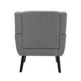 Modern Soft Linen Material Ergonomics Accent Chair Living Room Chair Bedroom Chair Home Chair With W67634084
