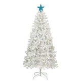 ZUN 6ft Artificial Christmas Tree with 300 LED Lights and 600 Bendable Branches,Christmas Tree Holiday PX307765AAZ