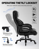 600LBS Large Heavy Duty Office Chair,Big and Tall Office Chair for Heavy People, High Back Executive T3697P339111