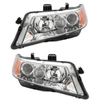 ZUN 2pcs OE Headlights With Warranty Factory Clear for 2004-2005 Acura TSX 36523637