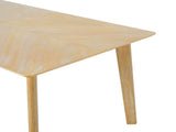 Retro Dining Table, Kitchen Room Table for 6, Minimalist Rectangular Dinette Table for Dining Room N752P294999D