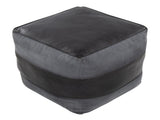 Canvas in Black Leather and Grey Canvas B202P223715