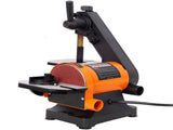 1x30 Inch Bench Sander with 5 Inch Disc with Wrench Storage and Easy Cover Off,Benchtop W465P435638