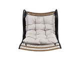 3 Pieces Wicker Outdoor Patio Furniture Set with Lounge Chair, Balcony Chairs Table Set with N780P209442N