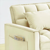 Sofa bed chair 3 in 1 convertible, recliner, single recliner, suitable for small Spaces with W2564P168263