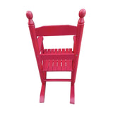 ZUN Children's rocking rose red chair- Indoor or Outdoor -Suitable for kids-Durable 01417255