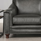 Belfast Top Grain Leather Loveseat B2705P211694