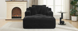 Full- compressed Chaise Lounge Sofa Bed 48.8" Upholstered Sofa Couch with Removable Pillows, Modern N719P288545B