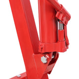 1500 LBS Folding Engine Hoist Cherry Picker Shop Crane Hoist Lift, Heavy Duty Steel with 4 Iron W465P156682