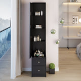 Length 11.8" x Width 15.7" x Height 63" Simple Stylish Dressing Mirror Full Body Mirror W3258P311362