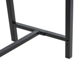 Industrial Style Porch Table Single Layer Black Oak Triamine Board 20900681
