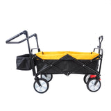 folding wagon Collapsible Outdoor Utility Wagon, Heavy Duty Folding Garden Portable Hand Cart, Drink W22747804