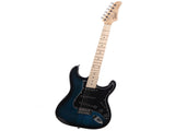 GST Stylish Electric Guitar Kit with Black Pickguard Dark Blue 58863012
