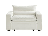 Sleeper Sofa Chair Bed, Convertible Sofa Chair 3-in-1, Adjustable Sleeper Chair Pullout Sofa Bed W1117P265773
