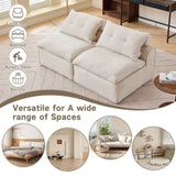 Modular Sofa,No Armrests,At will DIY,Soft Chenille Fabric,Neck W2108P261276