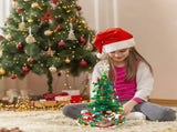 Christmas Tree Building Toy - 701 Pcs with 24-Day Countdown Calendar, 30 LED Warm Lights 52611738