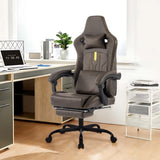 Gaming Chair, Video Game Chair with Massage Lumbar Support and Footrest, Comfortable Ergonomic W2367P288670