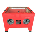 ZUN 25 Gallon Bench Top Air Sandblasting Cabinet Sandblaster Blast Large Cabinet Red 64011579