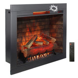 33 inch Infrared Electric Fireplace withTrim kit Insert, Touch Panel Home Decor Heater, Smokeless W1769P252988