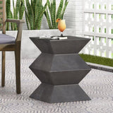 Outdoor LightWeight Concrete Side Table 73457.00