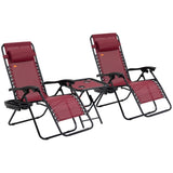 ZUN Folding Lounge Chairs / beach chair （Prohibited by WalMart） 38326107