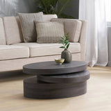 MODERNESQUE ROTATING COFFEE TABLE-Matte Black N758P245072B