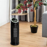 1500W Quiet Space Heater - PTC Ceramic Heating, 3 Modes , 12-Hour Timer & Remote 62596965
