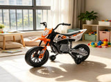 Pink 12V Kids Electric Ride On Motorcycle with Twist Grip Throttle, Training Wheels, Rear 74473291