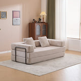 Floor,Compression Sofa,Convertible Floor Sofa Bed-with Pillow Back Support Armrest,Comfy Futon W3723P345007