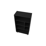 ZUN Charco Bookcase in Melamine with Six Shelves, White B128P244990