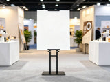 Heavy Duty Double-Sided Poster Stand, Adjustable Floor Sign Holder up to 75" for Foam Board & 44159376