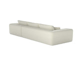 Beige Modular Corduroy Sectional Sofa with Chaise Lounge, All-Foam Deep Seat Couch, Soft Wide-Wale 92259911