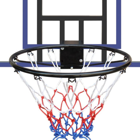 ZUN Wall-mounted basketball hoop, 45 x 29 inches shatterproof back, folding hoop, durable hoop and 99912483