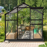6x10 Hybrid Polycarbonate Greenhouse black 21321105