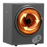 GYJ25-78G2 Compact Portable Household clothes Dryer 2.5KG 1.6cuft with Stainless Steel Drum Black 01341671