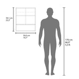 Wanna 23" High Double Door Medicine Cabinet with Three Shelves for Bathroom White B070P286459