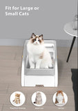 ZUN Smart Cat Litter Box Cat Litter Box Wide Opening W1264P175898