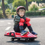 ZUN 24V Kids Ride On Electric scooter w/ helmet knee pads,24v ride on toy for kids,Spray function,2WD W1396P149679