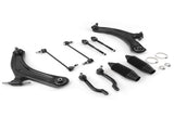 Suspension 10Pc Front Control Arm Tie Rod Sway Link fit for Nissan Rogue 2008-2013 06280525