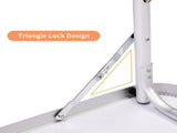 180 x 60 x 70cm Home Use Aluminum Alloy Folding Table White 06663117