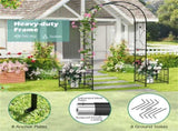 Multifunctional Outdoor Trellis - Climbing Vines SupportFlower/Vegetable Planters, 80"x20"x86" 27749478