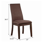 ZUN Chocolate and Espresso Dining Chair B062P153677